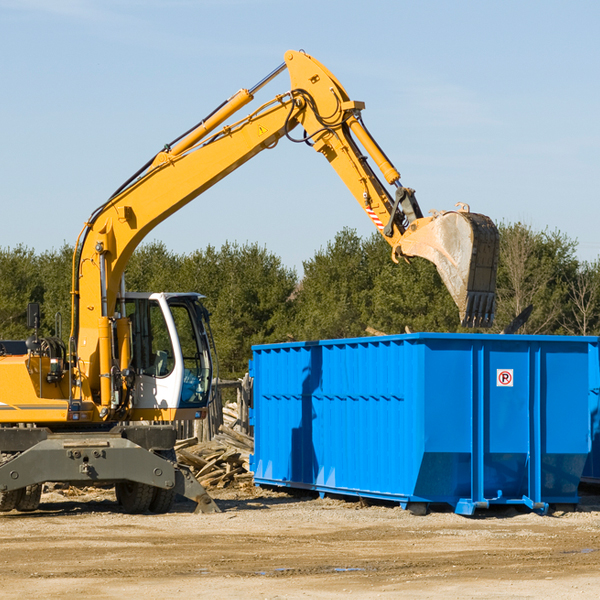 how does a residential dumpster rental service work in North Houston